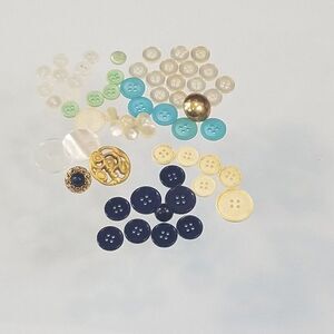 Vintage Buttons Mixed Lot